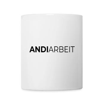 Andi Arbeit Andreas Andy Andrea Geschenk Name - Tasse - Weiß - Vorne