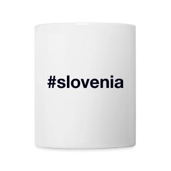 SLOVÉNIE Hashtag Slowenien - Mug blanc - blanc - Devant