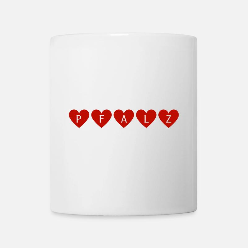Cœur du Palatinat - Mug blanc - blanc