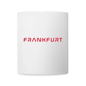 T-shirt Francfort – Skyline Love - Mug blanc - blanc - Devant