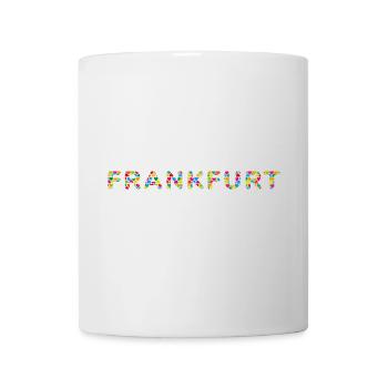 T-shirt Francfort – Skyline Love - Mug blanc - blanc - Devant