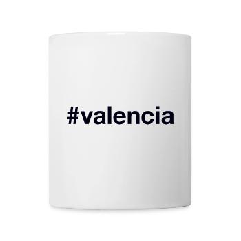 VALENCIA Hashtag - Tasse - Weiß - Vorne