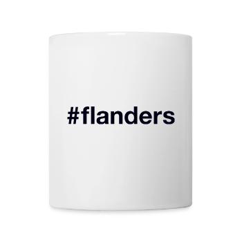 FLANDERS Hashtag Flandern Belgium Belgien - Mug - white - Front
