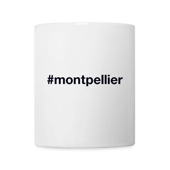 MONTPELLIER Hashtag - Tasse - Weiß - Vorne