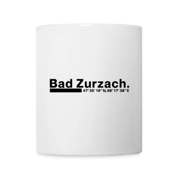 Bad Zurzach Koordinaten Kanton Aargau Schweiz - Tasse - Weiß - Vorne