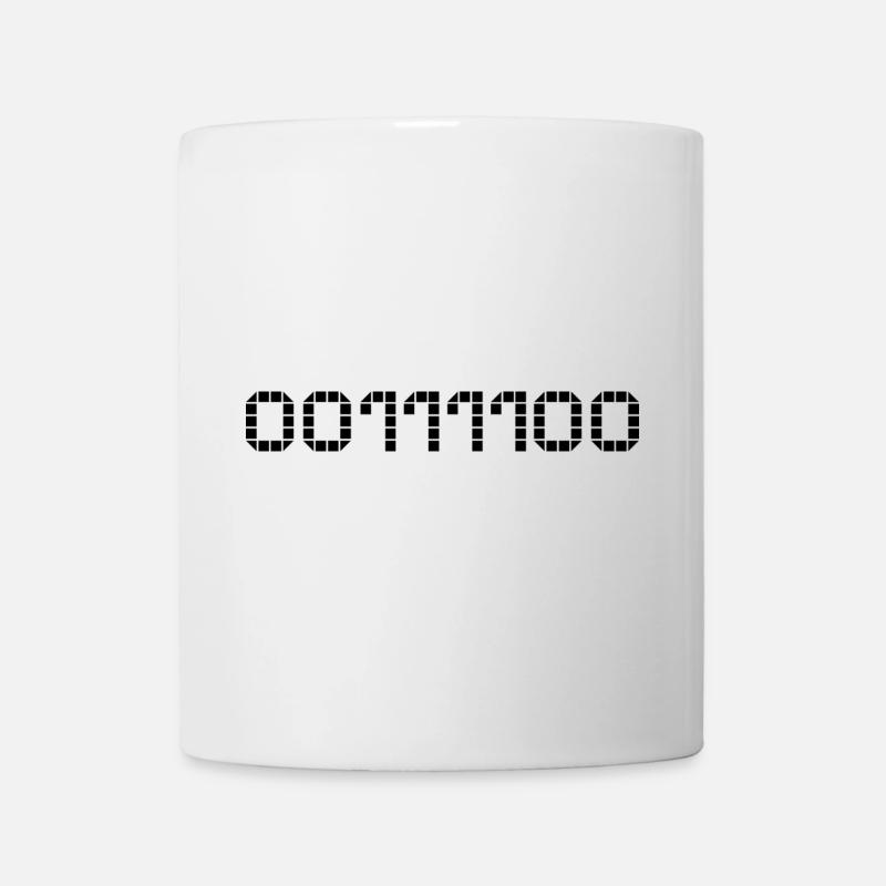 Binäre Schreibweise - 60 - Tasse - Weiß