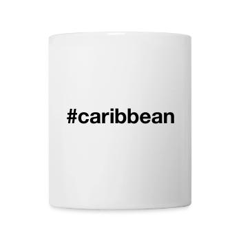 CARIBBEAN Hashtag Karibisch Karibik - Tasse - Weiß - Vorne