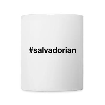 EL SALVADOR Hashtag salvadorian - Tasse - Weiß - Vorne