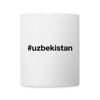 USBEKISTAN Hashtag Usbeke Uzbekistan - Tasse - Weiß - Vorne