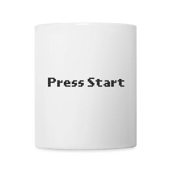 press start - Mug blanc - blanc - Devant