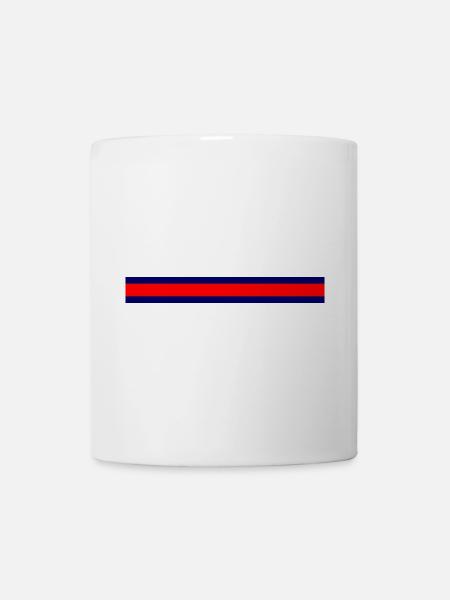 Kühler Minimalismus Farbexplosion - Tasse - Weiß
