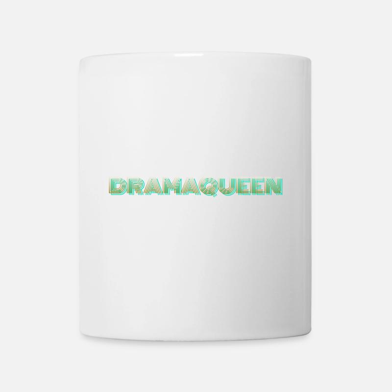 Dramaqueen - Tasse - Weiß