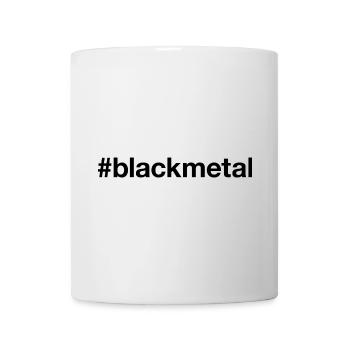 BLACK METAL Hashtag - Mug - white - Front