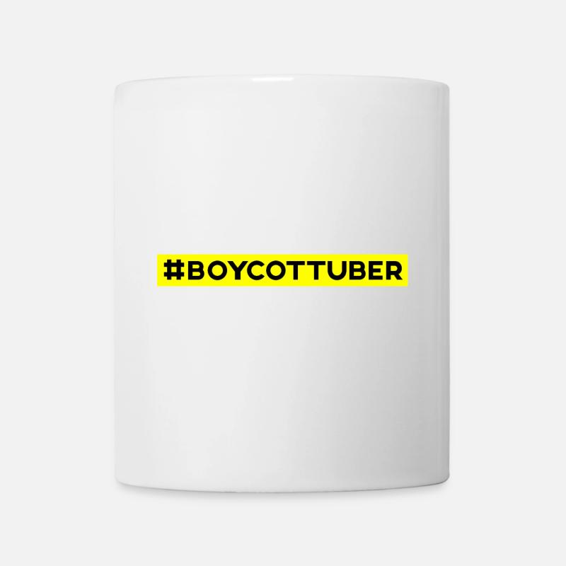 Boykott UBER - Tasse - Weiß