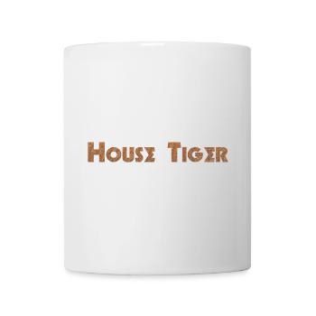 House Tiger, fur prints, Tabby motiv - Tasse - Weiß - Vorne