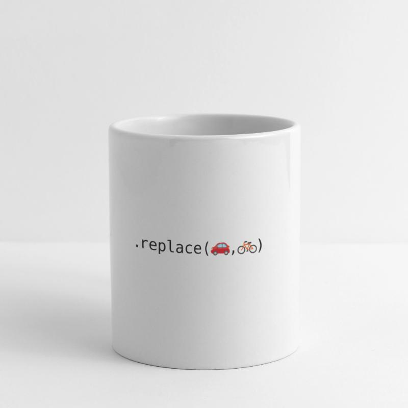 Replace cars with bikes; Python edition Mug
