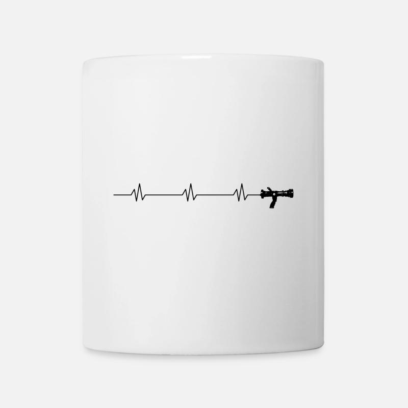 Pulse line fire brigade hollow jet pipe - Mug - white