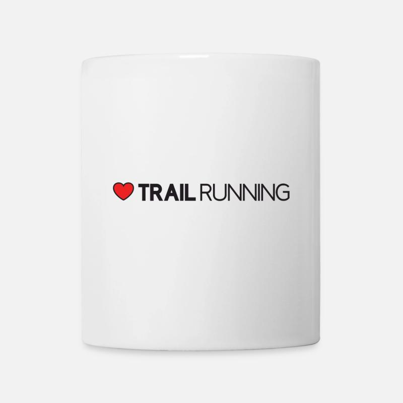 Ich liebe Trailrunning - Tasse - Weiß