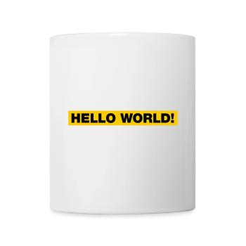 Hello World! - Tasse - Weiß - Vorne