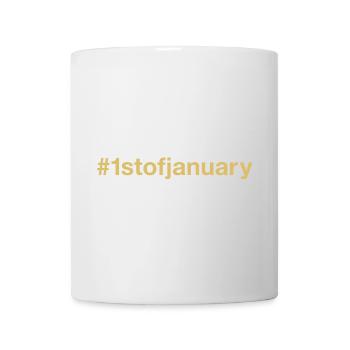 born on January 1 Birthday birthday - Mug - white - Front