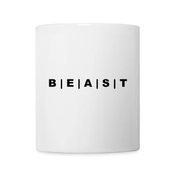 BEAST black - Tasse - Weiß - Vorne