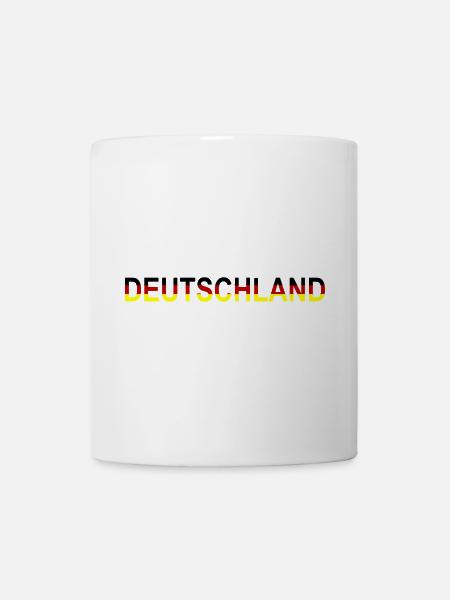 Deutschland Design - Tasse - Weiß