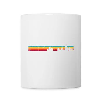 Bristol Skyline retro - Tasse - Weiß - Vorne