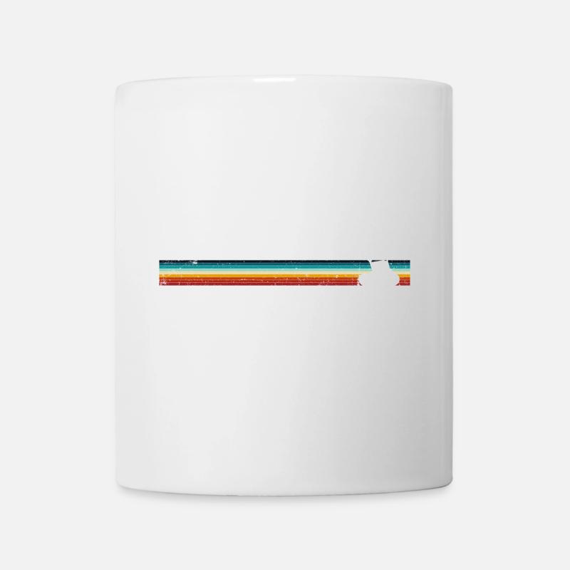 Folding bike retro - Mug - white