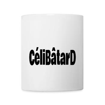célibâtard - Mug blanc - blanc - Devant