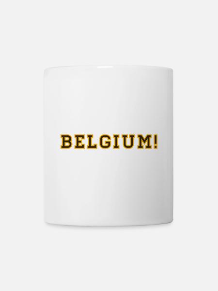 Belgien! - Tasse - Weiß