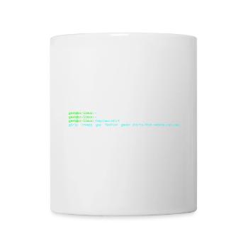 Linux terminal - Mug - white - Front