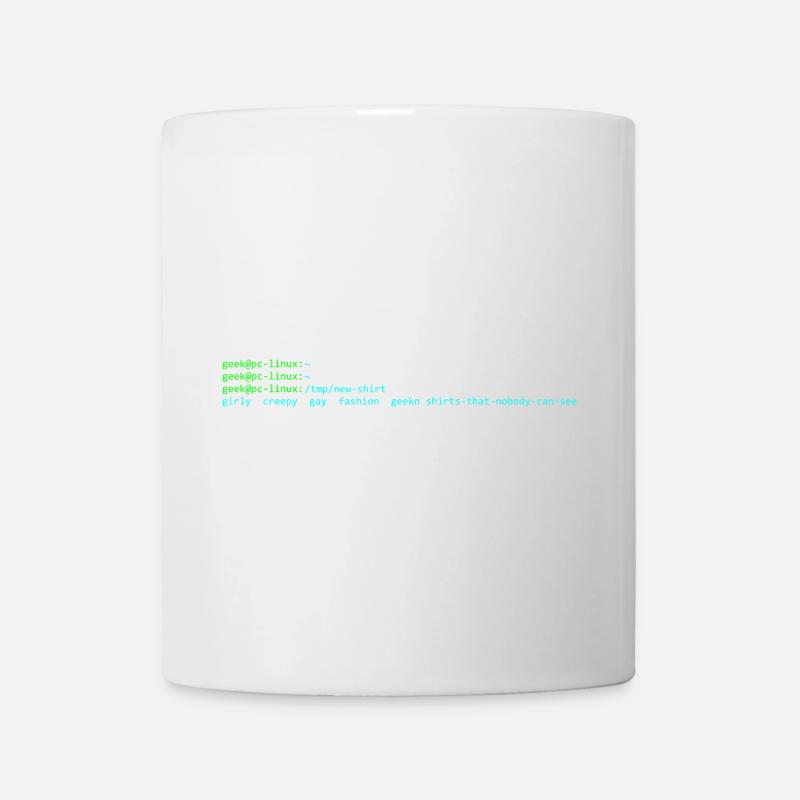 terminal linux - Mug blanc - blanc