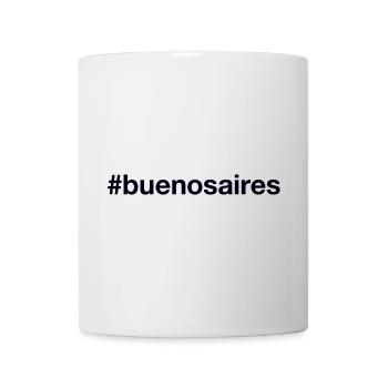 BUENOS AIRES Hashtag - Mug - white - Front
