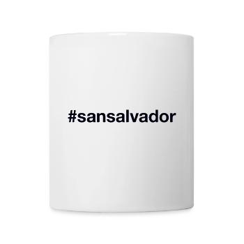 SAN SALVADOR Hashtag - Mug blanc - blanc - Devant