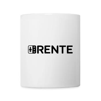 Aufzug Rente - Tasse - Weiß - Vorne