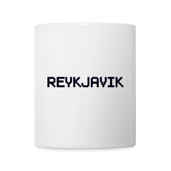 REYKJAVIK Iceland Island - Tasse - Weiß - Vorne