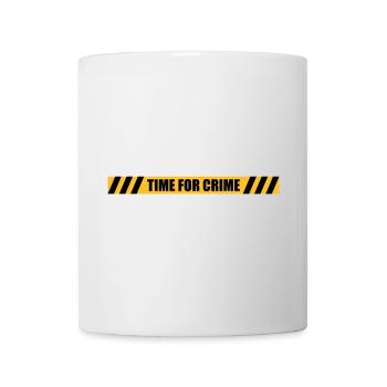Time for Crime - Tasse - Weiß - Vorne