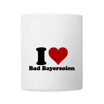 I Love Bad Bayersoien - Tasse - Weiß - Vorne
