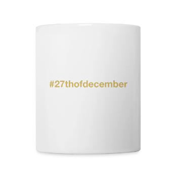 born on December 27 Birthday birthday - Mug - white - Front