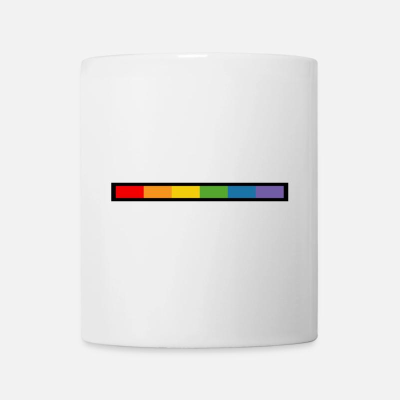 LGBT Tshirt design CSD Shirt - Tasse - Weiß