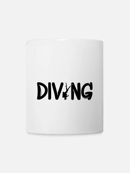 Tauchen Diving - Tasse - Weiß