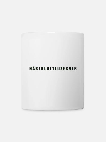 Härzbluetluzerner Kanton Luzern - Tasse - Weiß