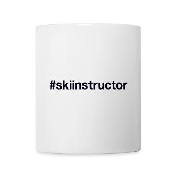 SKI INSTRUCTOR Hashtag - Tasse - Weiß - Vorne