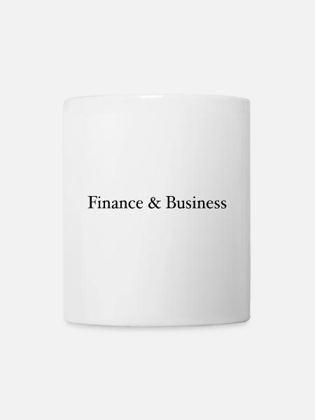 Finanzen und Wirtschaft - Tasse - Weiß