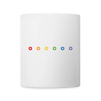 LGBT Regenbogen donuts LGBT lgbtqi queer - Tasse - Weiß - Vorne