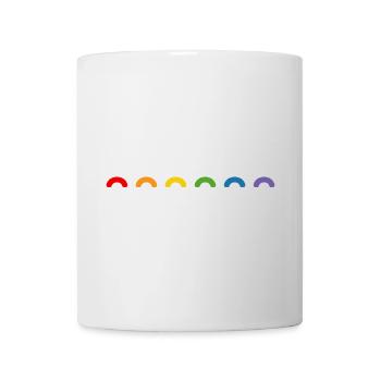 Regenbogen round rainbow - Tasse - Weiß - Vorne