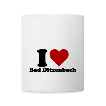 I Love Bad Ditzenbach - Mug - white - Front