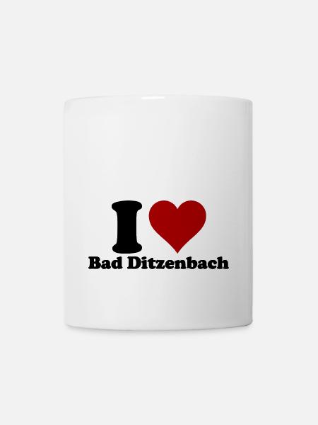 I Love Bad Ditzenbach - Tasse - Weiß