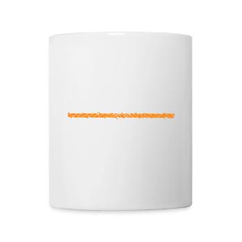 orange bar whirled orange - Mug - white - Front