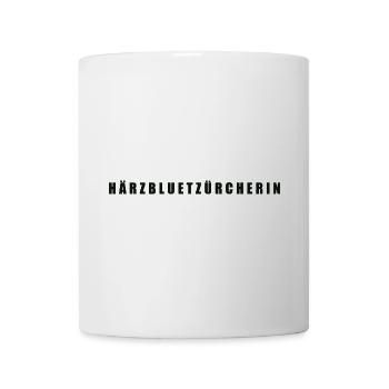 Härzbluetzürcherin Zürich - Tasse - Weiß - Vorne